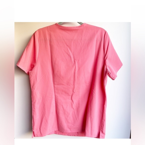 Figs Casma Neon Pink  Scrub Top Size L - Picture 2 of 5